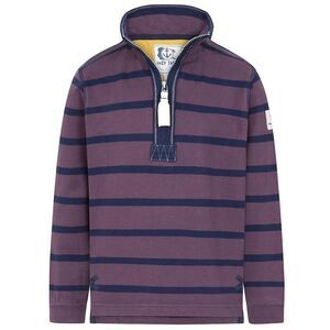 Lazy Jacks Childrens/Kids Striped Sweatshirt / Grape